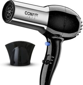 The Conair 1875W Hair Dryer offers excellent value for its power and functionality. This full-sized dryer is designed for everyday use, providing effective hair drying with ionic conditioning.